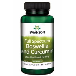 SWANSON Full Spectrum Boswellia and Curcumin (60 kaps.)