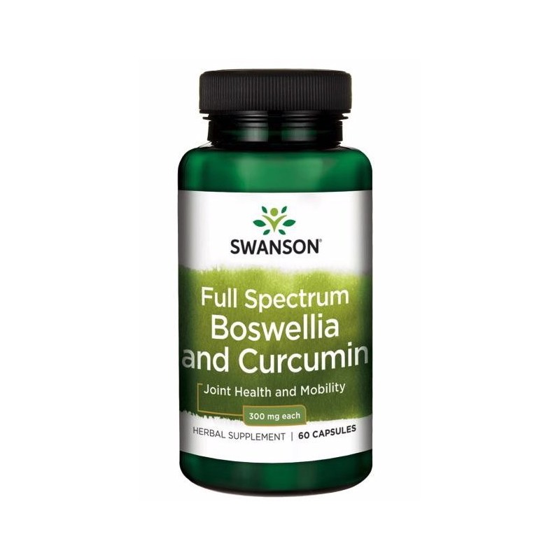 SWANSON Full Spectrum Boswellia and Curcumin (60 kaps.)