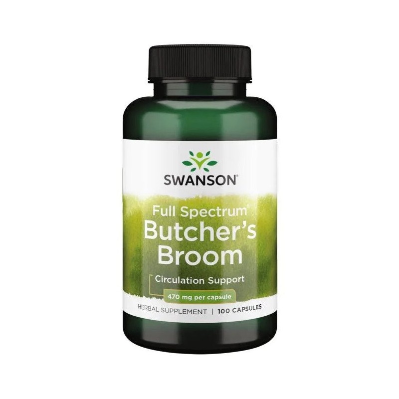SWANSON Full Spectrum Butcher's Broom 470 mg (100 kaps.)