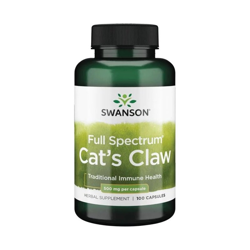 SWANSON Full Spectrum Cat's Claw 500 mg (100 kaps.)