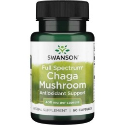 SWANSON Full Spectrum Chaga Mushroom (60 kaps.)