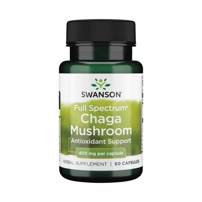 SWANSON Full Spectrum Chaga Mushroom (60 kaps.)