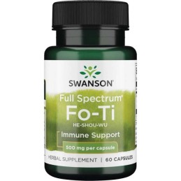 SWANSON Full Spectrum Fo-ti (He-Shou-Wu) 500 mg (60 kaps.)