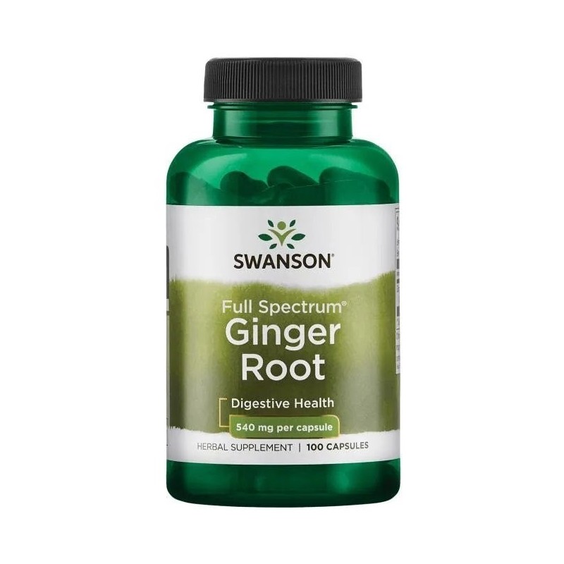SWANSON Full Spectrum Ginger Root 540 mg (100 kaps.)