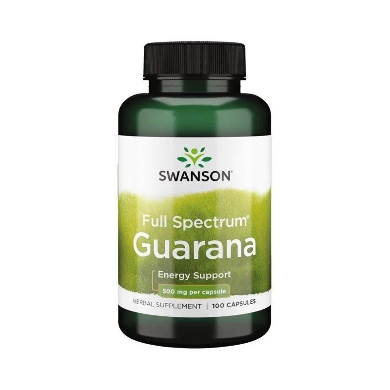 SWANSON Full Spectrum Guarana 500 mg (100 kaps.)