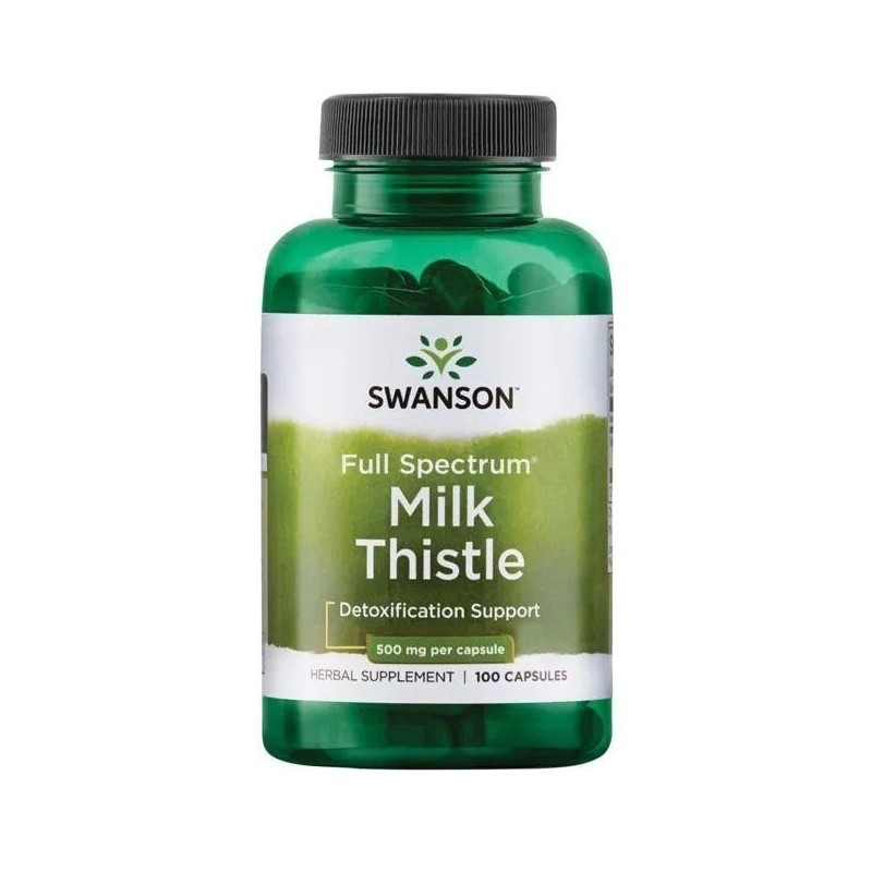 SWANSON Full Spectrum Milk Thistle 500 mg - Ostropest (100 kaps.)