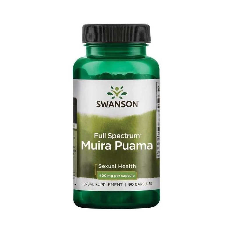 SWANSON Full Spectrum Muira Puama 400 mg (90 kaps.)