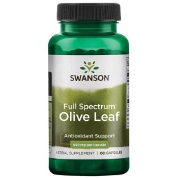 SWANSON Full Spectrum Olive Leaf 400 mg (60 kaps.)