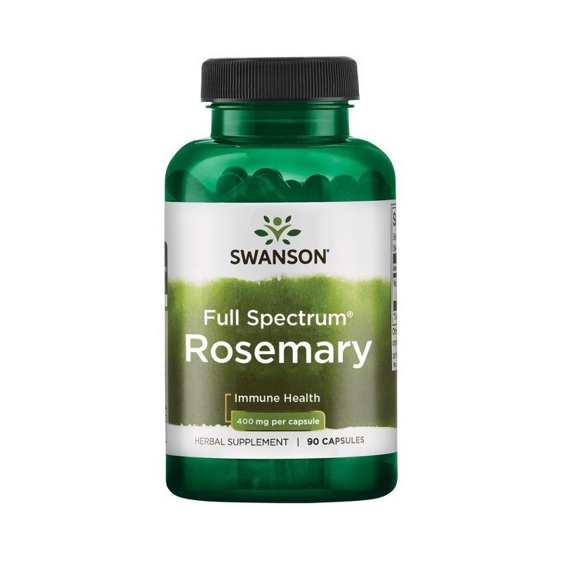 SWANSON Full Spectrum Rosemary 400 mg (90 kaps.)
