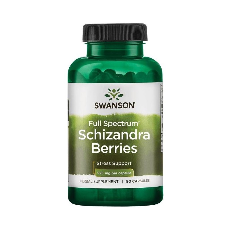 SWANSON Full Spectrum Schisandra Berries 525 mg (90 kaps.)