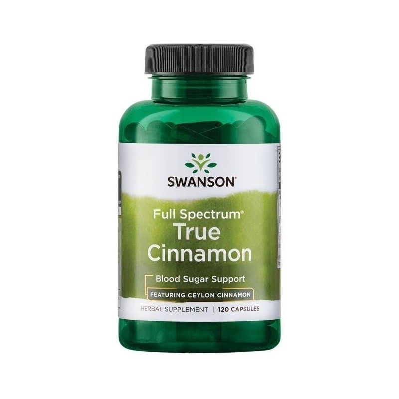 SWANSON Full Spectrum True Cinnamon 300 mg (120 kaps.)