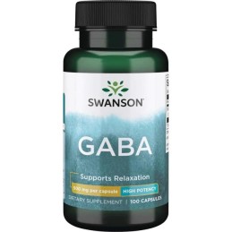 SWANSON GABA 500 mg (100 kaps.)