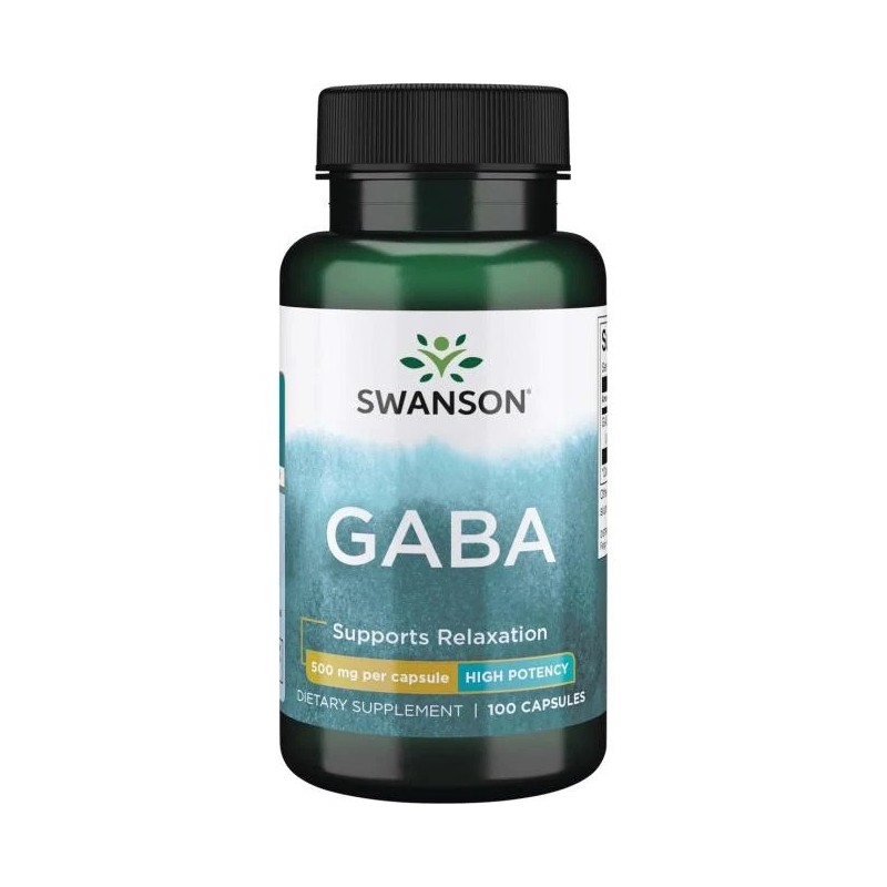 SWANSON GABA 500 mg (100 kaps.)