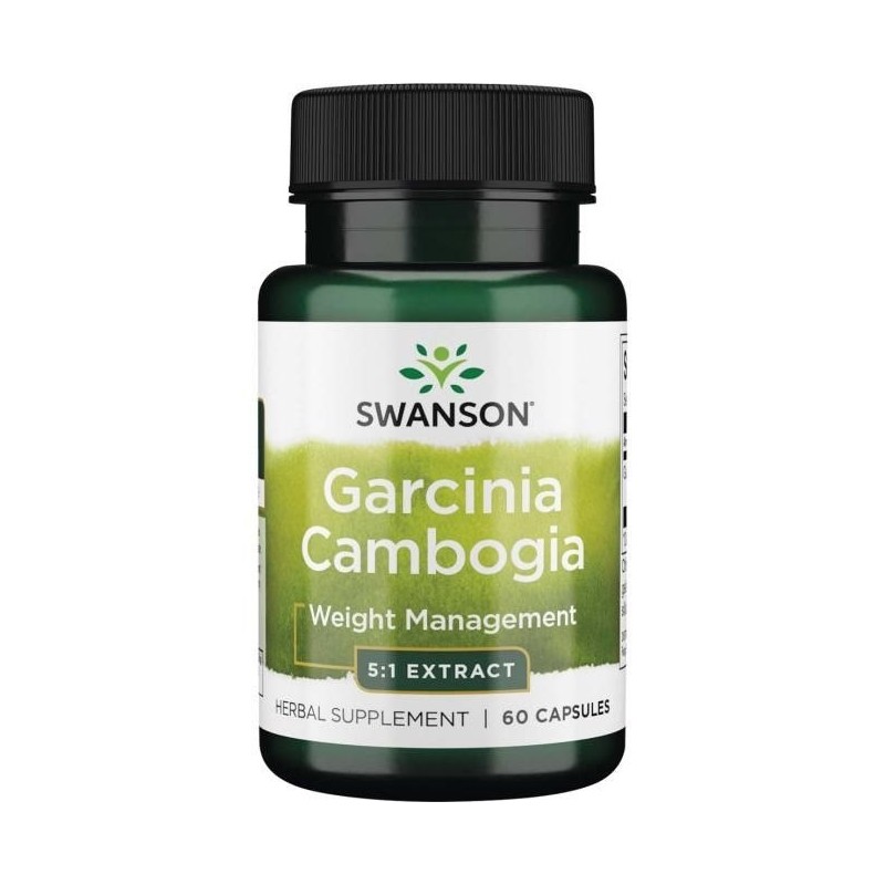 SWANSON Garcinia Cambogia - ekstrakt 5:1 80 mg (60 kaps.)