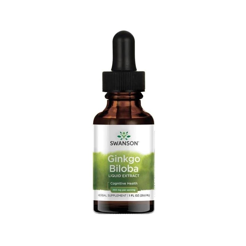 SWANSON Ginkgo Biloba liquid ekstrakt (29,6ml)