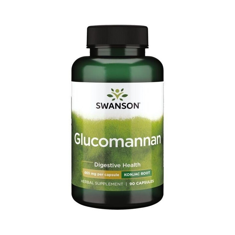 SWANSON Glucomannan 665 mg (90 kaps.)