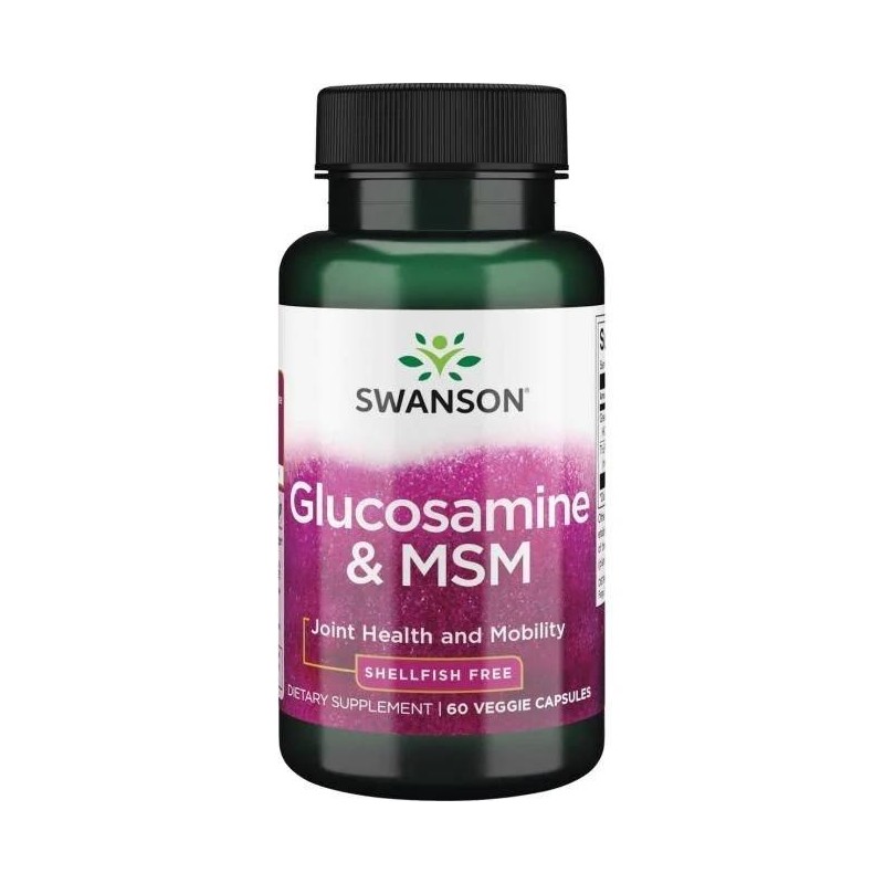 SWANSON Glucosamine & MSM (60 kaps.)