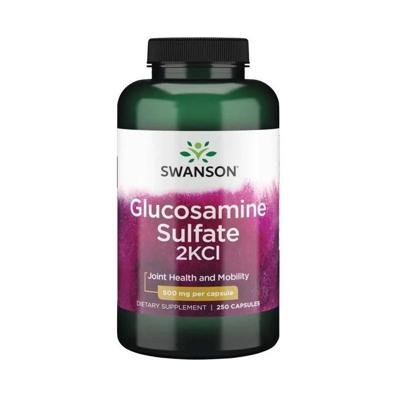 SWANSON Glukozamina 500 mg (250 kaps.)
