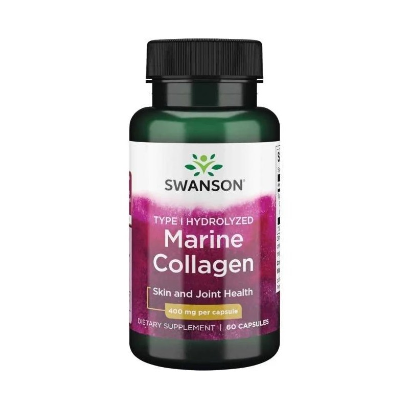 SWANSON Hydrolizowany kolagen z ryb typu I (60 kaps.)