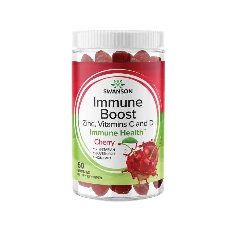 SWANSON Immune Boost smak wiśniowy (60 gumisiów)