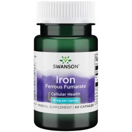 SWANSON Iron Ferrous Fumarate 18 mg (60 kaps.)