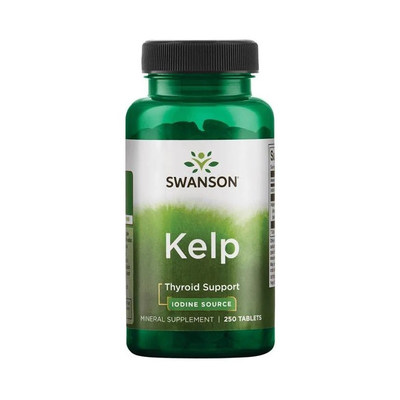 SWANSON Kelp 56 mg - Jod 225 mcg (250 tabl.)