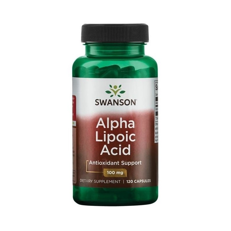 SWANSON Kwas alfa liponowy 100 mg, ALA (120 kaps.)