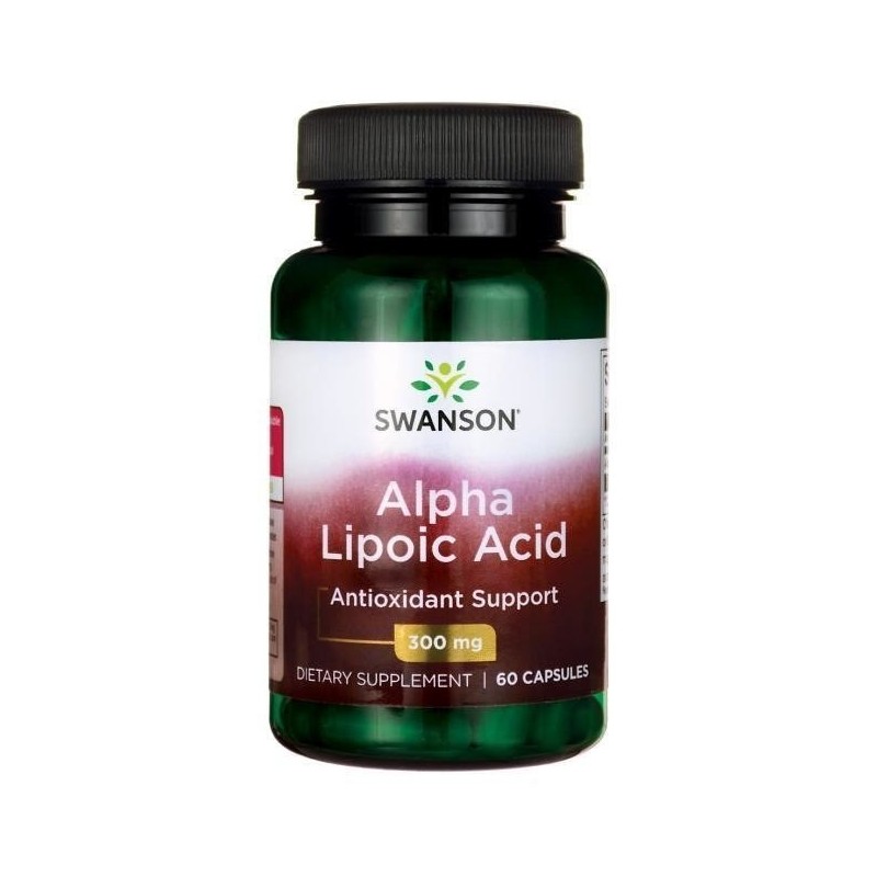 SWANSON Kwas alfa liponowy 300 mg, ALA (60 kaps.)
