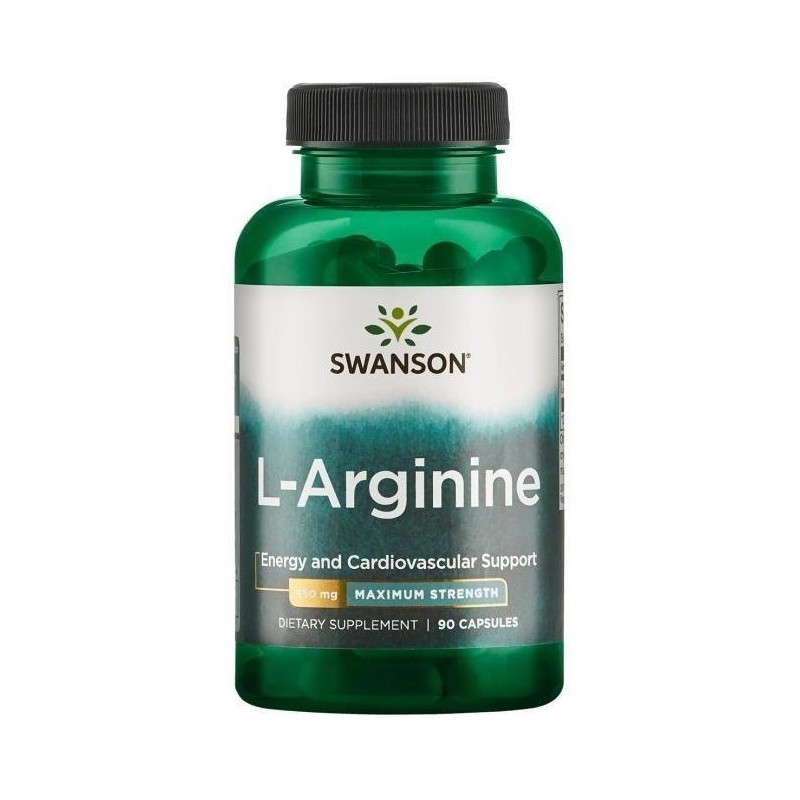 SWANSON L-arginina forte 850 mg (90 kaps.)