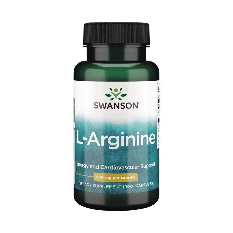SWANSON L-Arginine 500 mg (100 kaps.)