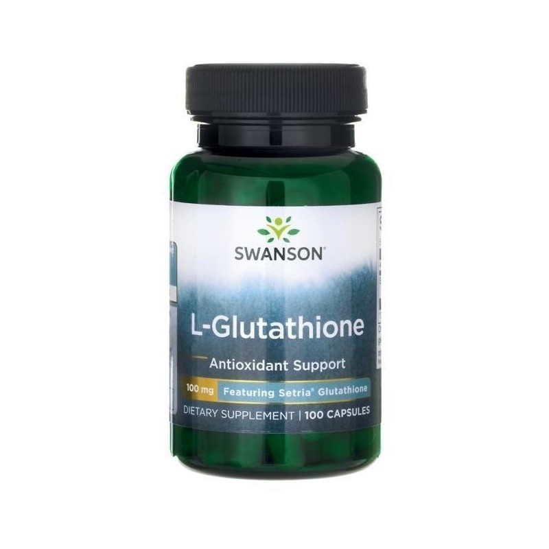 SWANSON L-Glutatihone - L-Glutation zredukowany 100 mg (100 kaps.)
