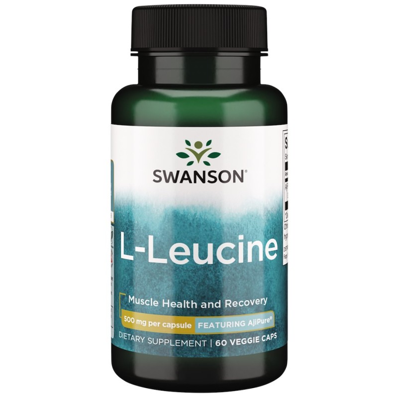 SWANSON L-leucyna 500 mg (60 kaps.)