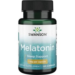 SWANSON Melatonina 1mg (120 kaps.)