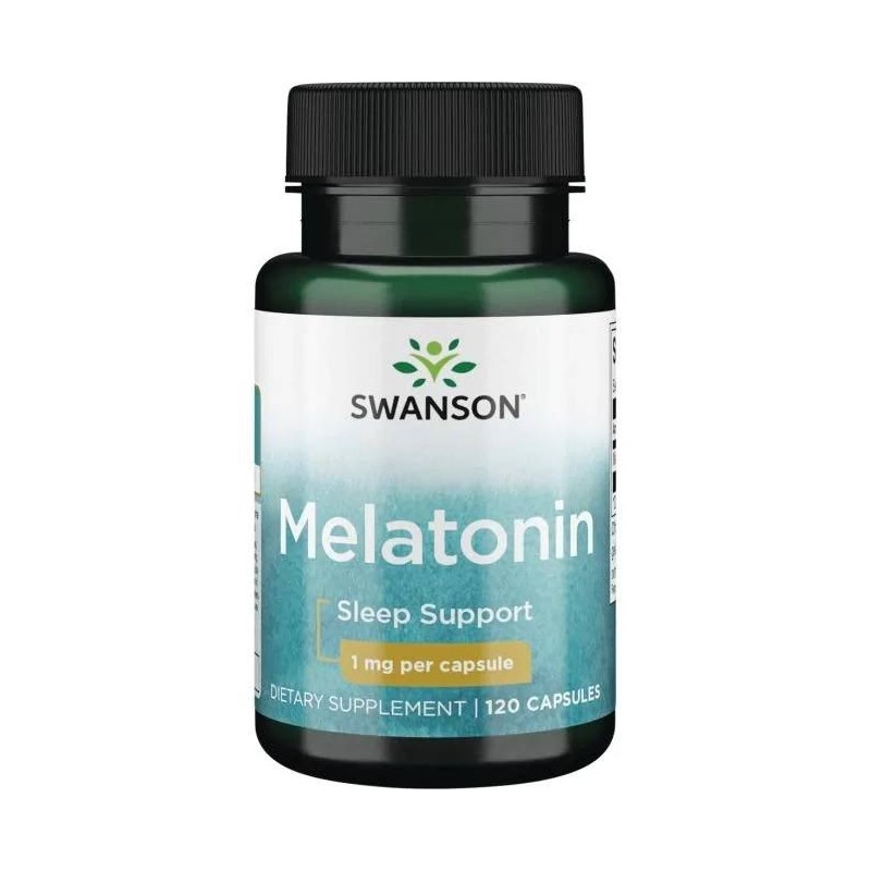 SWANSON Melatonina 1mg (120 kaps.)