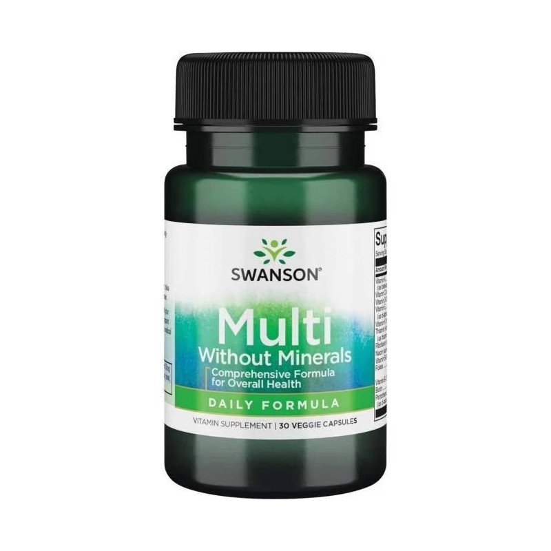 SWANSON Multi Without Minerals (30 kaps.)