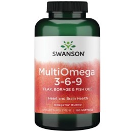 SWANSON MultiOmega 3-6-9 (120 kaps.)