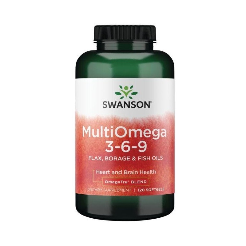 SWANSON MultiOmega 3-6-9 (120 kaps.)