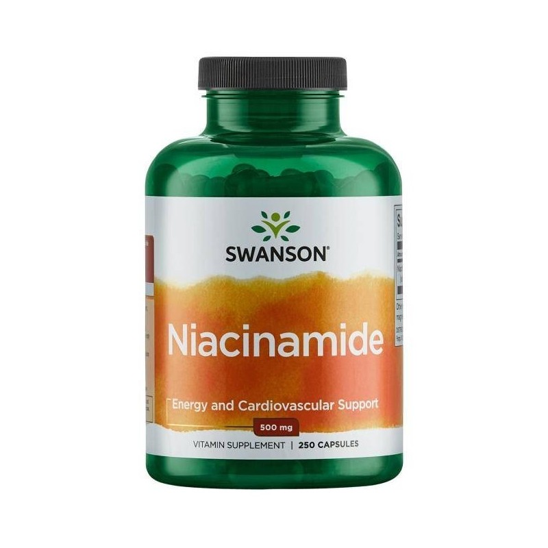 SWANSON Niacinamide 500 mg (250 kaps.)