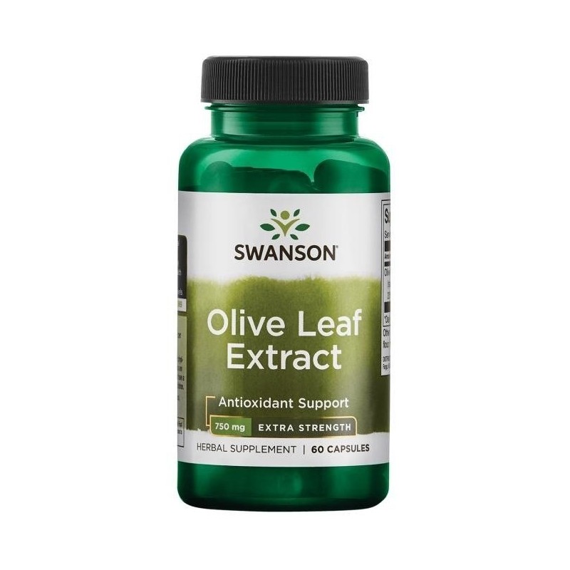 SWANSON Olive Leaf Extract 750 mg (60 kaps.)
