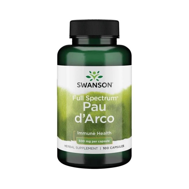 SWANSON Pau d'Arco 500 mg (100 kaps.)