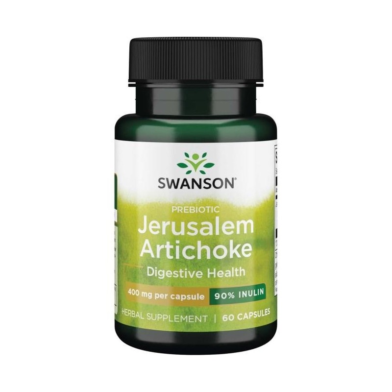 SWANSON Prebiotic Jerusalem Artichoke 400 mg (60 kaps.)