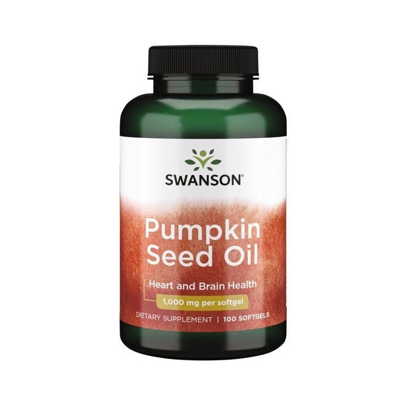 SWANSON Pumpkin Seed Oil 1000 mg (100 kaps.)