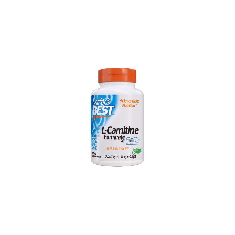 DOCTOR'S BEST L-Carnitine Fumarate - Fumaran L-Karnityny 855 mg (60 kaps.)
