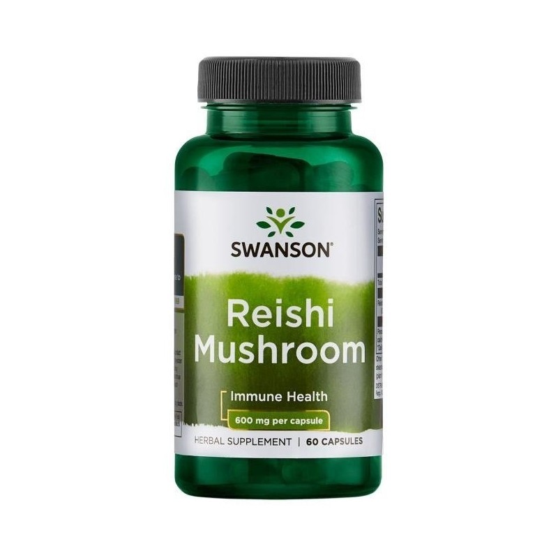 SWANSON Reishi 600 mg (60 kaps.)