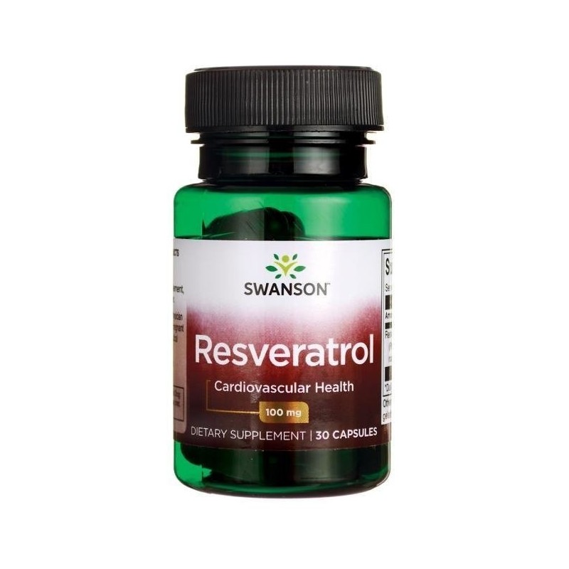 SWANSON Resveratrol - Resweratrol 100 mg (30 kaps.)