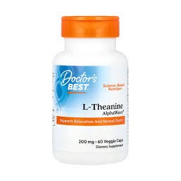 DOCTOR'S BEST L-Theanine AlphaWave (60 kaps.)