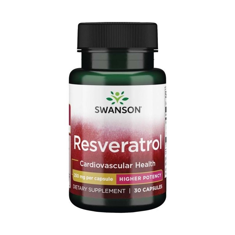 SWANSON Resveratrol - Resweratrol 250 mg (30 kaps.)