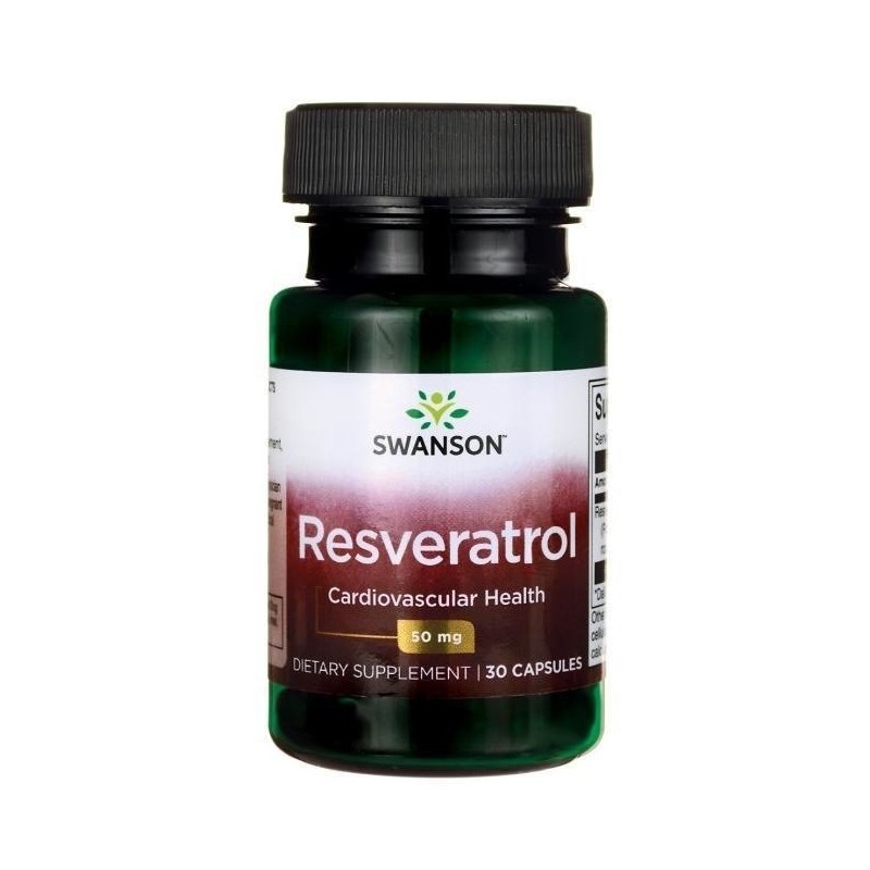 SWANSON Resveratrol - Resweratrol 50 mg (30 kaps.)