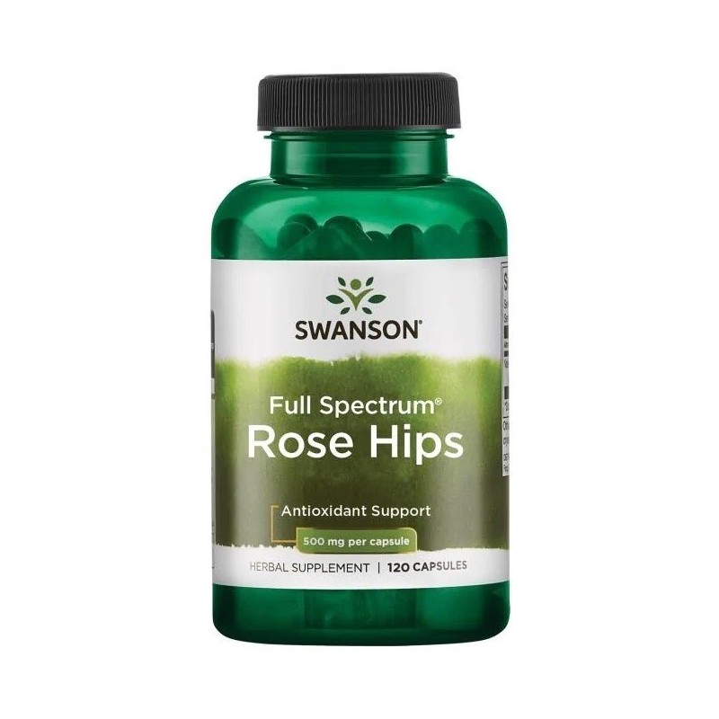 SWANSON Rose Hips 500 mg (120 kaps.)