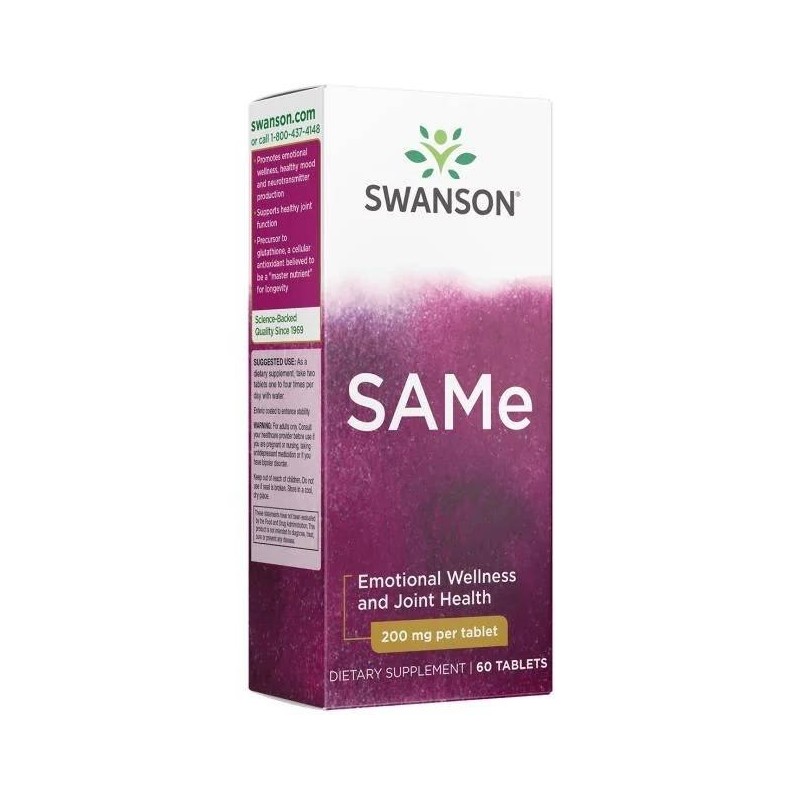 SWANSON SAMe 200 mg (60 tabl.)